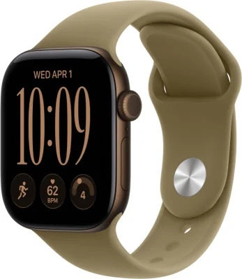 Умные часы Apple Watch Series 12 46mm Dark Bronze Aluminum Case with Olive Sport Band