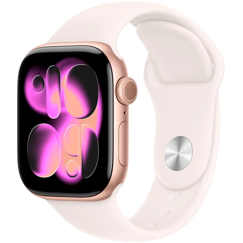Умные часы Apple Watch Series 11 42mm Rose Gold Aluminum Case with Sport Light Blush