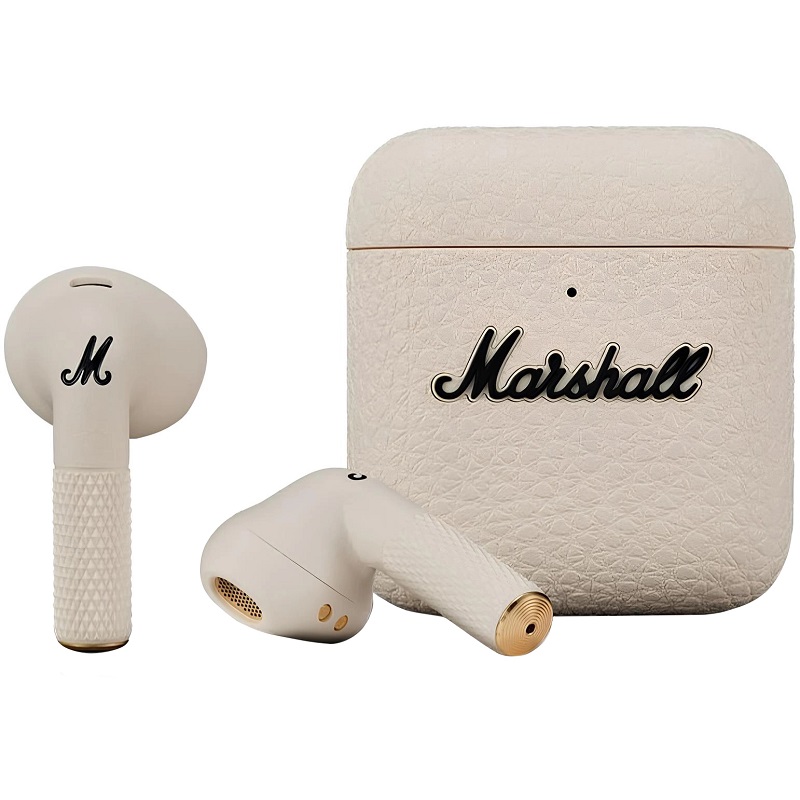 Беспроводные наушники Marshall Minor IV (Кремовые)