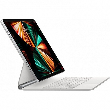 картинка Чехол-клавиатура Apple Magic Keyboard with Trackpad для iPad Pro 12.9 (3th and 4th gen) (Белая) от Дисконт "Революция цен"
