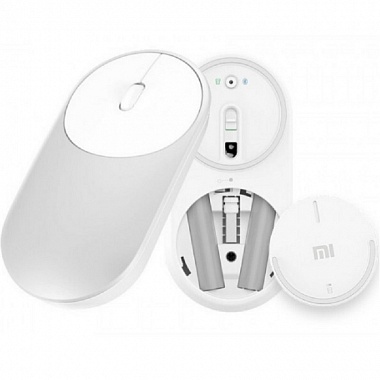 картинка Беспроводная мышь Xiaomi Portable Bluetooth Mouse 2 (BXSBMW02) (Серебристая) от Дисконт "Революция цен"