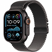 Apple Watch Ultra 2 (2024) GPS + Cellular 49mm Black Titanium (Ремешок Milanese Черного цвета)