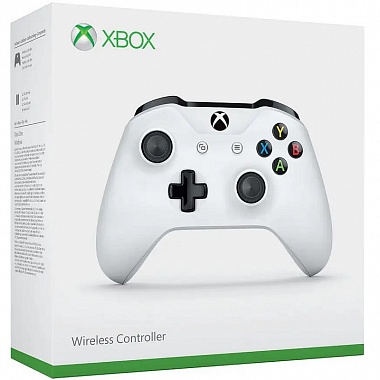 картинка Беспроводной геймпад Xbox (Белый) от Дисконт "Революция цен"