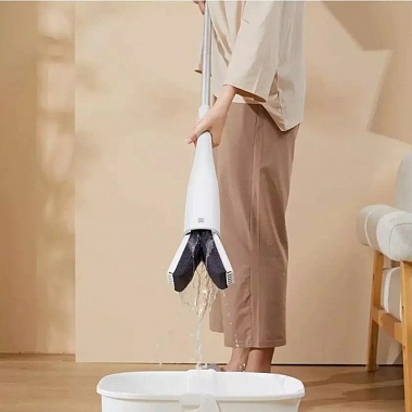 картинка Швабра Xiaomi Blue Small Fish Squeeze MOP PU03A (Белая) от Дисконт "Революция цен"
