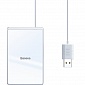 картинка Беспроводная сетевая зарядка Baseus Card Ultra-thin Wireless Charger (Белая) от Дисконт "Революция цен"