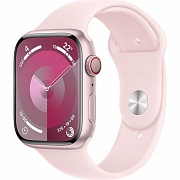 Умные часы Apple Watch Series 9 41mm Aluminium with Sport Band (Розовые/Ремешок Розовый)