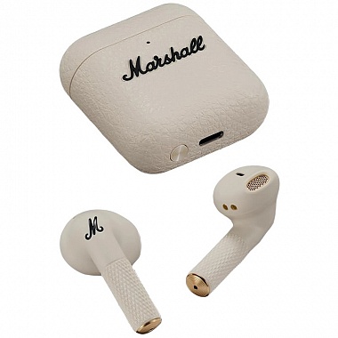 картинка Беспроводные наушники Marshall Minor IV (Кремовые) от Дисконт "Революция цен"