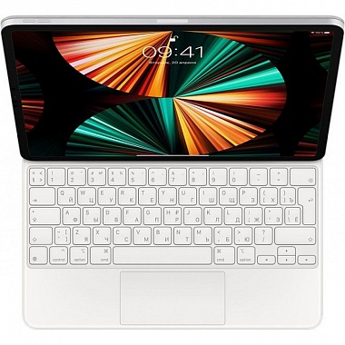 картинка Чехол-клавиатура Apple Magic Keyboard with Trackpad для iPad Pro 12.9 (3th and 4th gen) (Белая) от Дисконт "Революция цен"