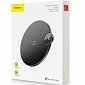 картинка Беспроводная сетевая зарядка Baseus Digtal LED Display Wireless Charger (Черная) от Дисконт "Революция цен"