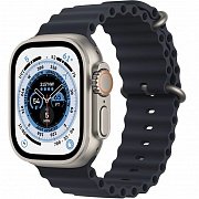 Apple Watch Ultra GPS 49mm Titanium Case (Ремешок черный)