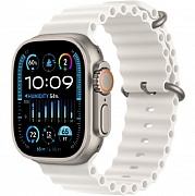 Apple Watch Ultra 2 GPS 49mm Titanium Case (Ремешок Ocean Белого цвета)