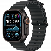 Apple Watch Ultra 2 (2024) GPS + Cellular 49mm Black Titanium (Ремешок Ocean Черного цвета)