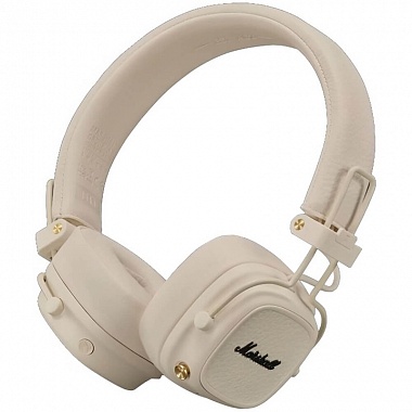 картинка Беспроводные наушники Marshall MAJOR V (Кремовые) от Дисконт "Революция цен"
