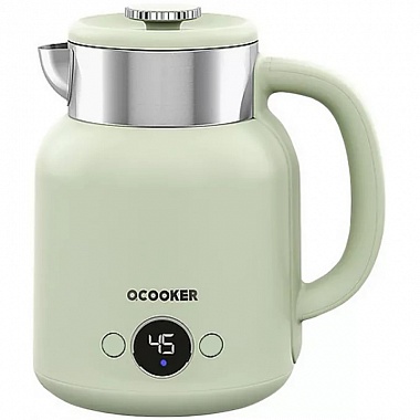 картинка Электрический чайник Qcooker Kettle 1.5L 1500W (CR-SH1501) (Зеленый) от Дисконт "Революция цен"