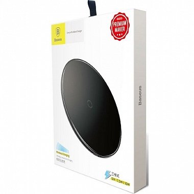 картинка Беспроводная сетевая зарядка Baseus Simple Wireless Charger (CCALL-JK01) (Черная) от Дисконт "Революция цен"