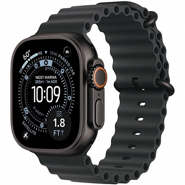 картинка Apple Watch Ultra 3 (2025) GPS + Cellular 49mm Black Titanium (Ремешок Ocean Черного цвета) от Дисконт "Революция цен"